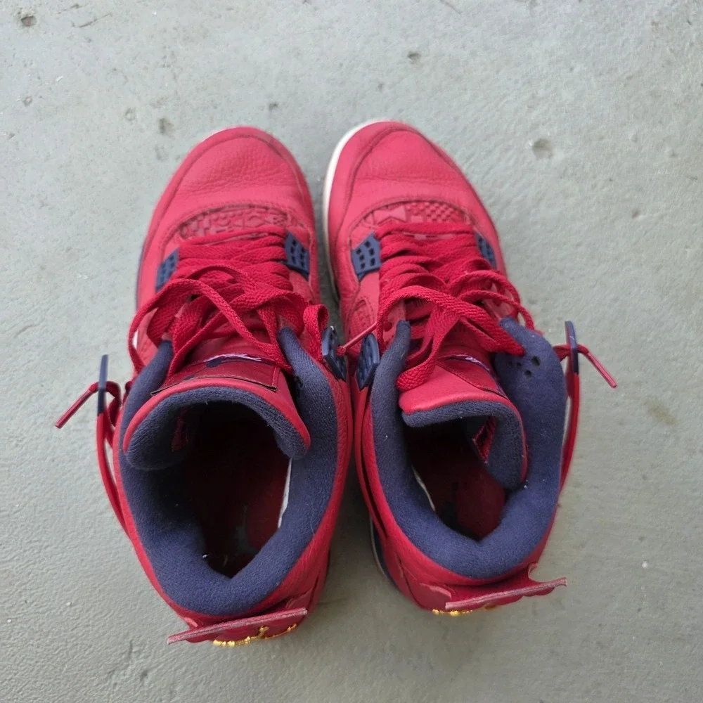 Nike Air Jordan 4 Retro SE FIBA size 11 CI1184-617 OG IV Independence Day Red - Picture 5 of 16